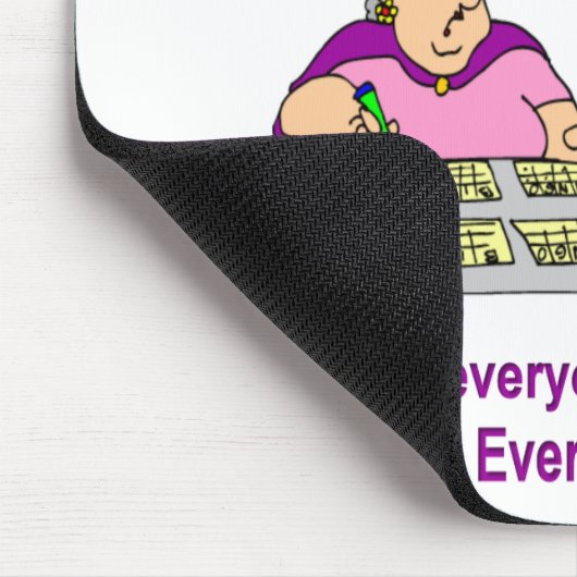 Jeder schreit sonst Bingo Mousepad (Ecke)