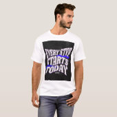 Jeder Schritt beginnt heute T-Shirt (Vorne ganz)