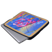 Jeder Schritt der Weisen-Laptop-Hülse Laptopschutzhülle (Vorne Knopf)