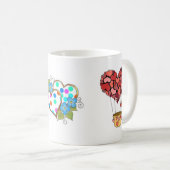 Jeder Schritt ist eine Eroberung Kaffeetasse (VorderseiteRechts)