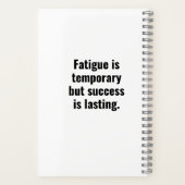 Jeder Schweißtropfen bedeutet einen Schritt nach v Notizblock (Rückseite)