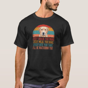 Jeder Snack, den Labrador zubereitet T-Shirt