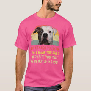 Jeder Snack, den Sie machen Alaskan Malamute Hund T-Shirt