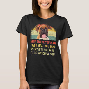 Jeder Snack, den Sie machen Boxer Hund Mama Hund V T-Shirt