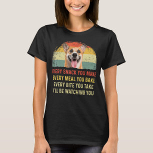 Jeder Snack, den Sie machen Corgi Hund Mama Hund V T-Shirt