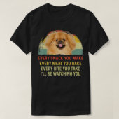 Jeder Snack, den Sie machen Pekingese Hund Mama Hu T-Shirt (Design vorne)
