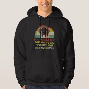 Jeder Snack Sie machen Englisch Mastiff Hund Mama Hoodie