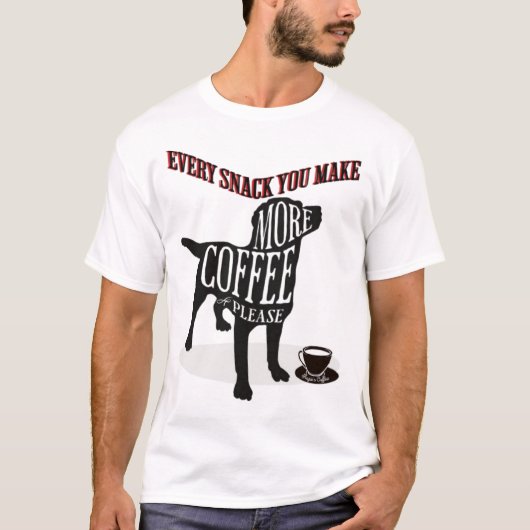Jeder Snack T-Shirt (Vorderseite)
