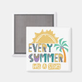 Jeder Sommer hat eine Geschichte Magnet (Vorderseite/Rückseite)