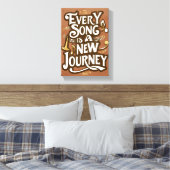 Jeder Song ist eine neue Option 2 Leinwanddruck (Insitu (Schlafzimmer))