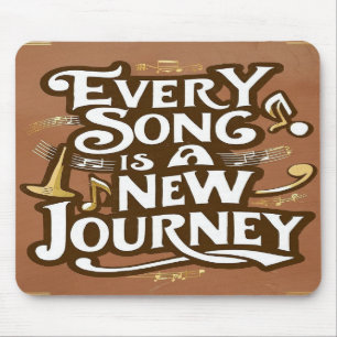 Jeder Song ist eine neue Option 2 Mousepad