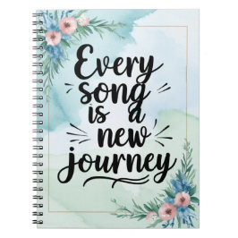 Jeder Song ist eine neue Option 2 Notizblock