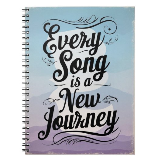 Jeder Song ist eine neue Option 2 Notizblock (Vorderseite)