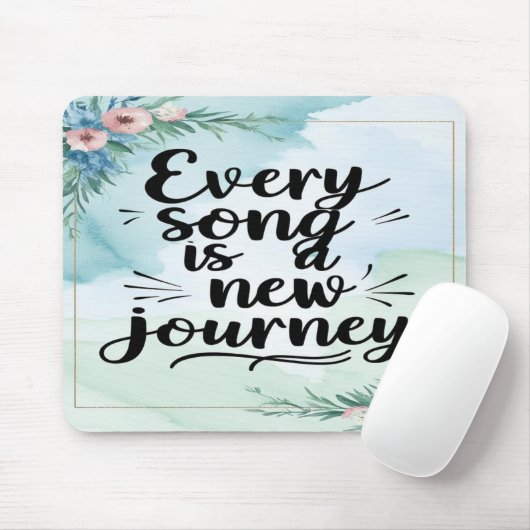 Jeder Song ist eine neue Option 3 Mousepad (Mit Mouse)