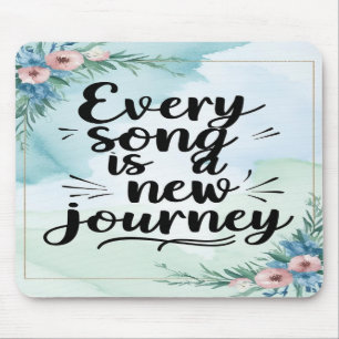 Jeder Song ist eine neue Option 3 Mousepad