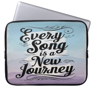 Jeder Song ist eine neue Reise Laptopschutzhülle