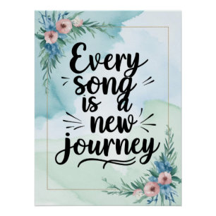 Jeder Song ist eine neue Reise Poster