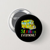 Jeder Spaß Magic School Bus Fahrer Job Prix Button (Vorne & Hinten)