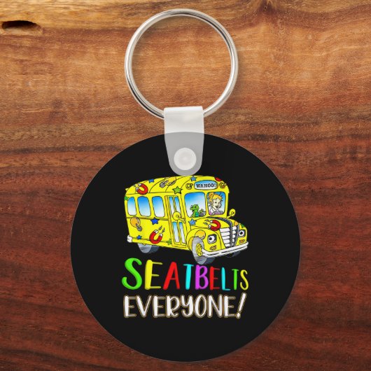 Jeder Spaß Magic School Bus Fahrer Job Prix Schlüsselanhänger (Vorderseite)