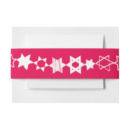 JEDER STAR IST EINZIGARTIG Bar Mitzvah Einladung W Einladungsbanderole