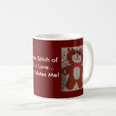 Jeder Stich deiner Liebe Kaffeetasse (VorderseiteRechts)