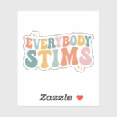 Jeder Stims Autism Special Ed Teacher Geschenk Aufkleber (Blatt)