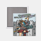 Jeder stirbt. Nicht jeder Mensch lebt wirklich Magnet (Vorderseite/Rückseite)