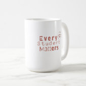 Jeder Student zählt Kaffeetasse (VorderseiteRechts)