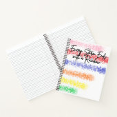 Jeder Sturm endet mit einem Rainbow Deluxe Noteboo Notizblock (Innenseite)