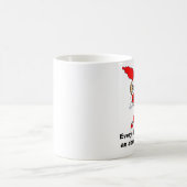 Jeder Tag hier ist ein absoluter Aufstand! Kaffeetasse (Mittel)