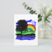 Jeder Tag ist der Tag der Erde Postkarte (Stehend Vorderseite)