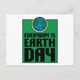 Jeder Tag ist der Tag der Erde Postkarte