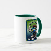 Jeder Tag ist der Tag der Erde Tasse (VorderseiteRechts)