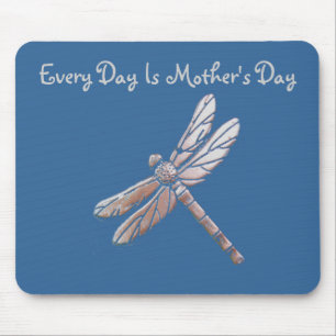 Jeder Tag ist der Tag der Mutter, die silberne Mousepad