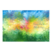 Jeder Tag ist Earth Day Poster