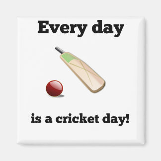Jeder Tag ist ein Cricket-Tag Magnet