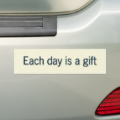 Jeder Tag ist ein Geschenk Autoaufkleber (Auf Auto)