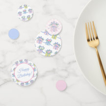 Jeder Tag ist ein Geschenk Geburtstag Confetti