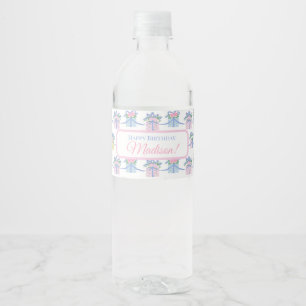 Jeder Tag ist ein Geschenk Wasser Flaschen Labels Wasserflaschenetikett