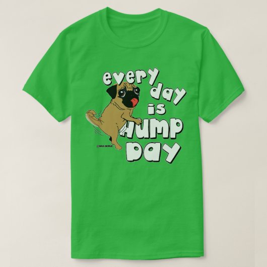 Jeder Tag ist ein Höckentag T-Shirt (Design vorne)