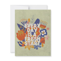 Jeder Tag ist ein Neubeginn