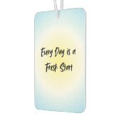 Jeder Tag ist ein Neubeginn | Motivierend Angebot Autolufterfrischer (Links)