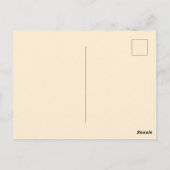 Jeder Tag ist ein Neubeginn Postkarte (Rückseite)