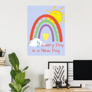 Jeder Tag ist ein New Day Poster