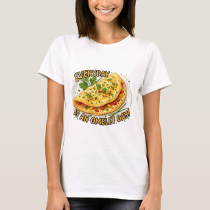 Jeder Tag Ist Ein Omelett-Tag Frühstück Foodie T-Shirt