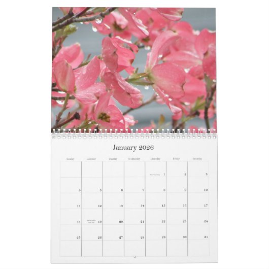 jeder Tag ist eine neue Blume Kalender (Jan 2026)