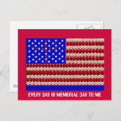 JEDER TAG IST FÜR MICH EIN SPEICHERTAG POSTKARTE (Vorne/Hinten)