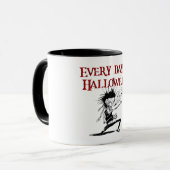 Jeder Tag ist Halloween! Tasse (Vorderseite Links)