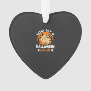 Jeder Tag ist Halloween Vintage T-Shirt Design Ornament