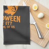 Jeder Tag ist Halloween Vogelscheuche Hexe Design_ Geschirrtuch (Viertel Falte)